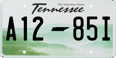 TN license plate A1285I