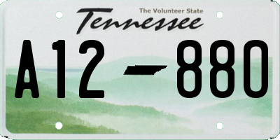 TN license plate A1288O