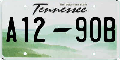 TN license plate A1290B