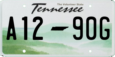 TN license plate A1290G