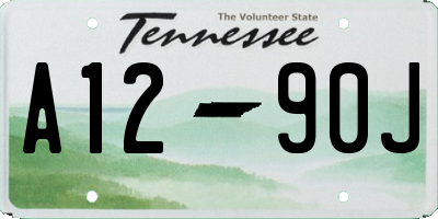 TN license plate A1290J
