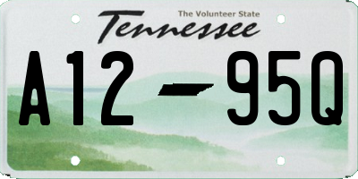 TN license plate A1295Q