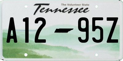 TN license plate A1295Z