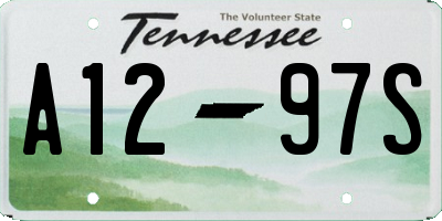TN license plate A1297S