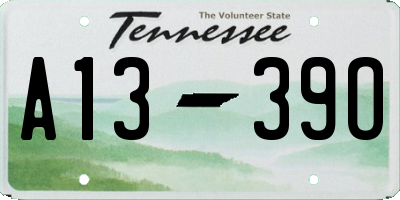 TN license plate A1339O