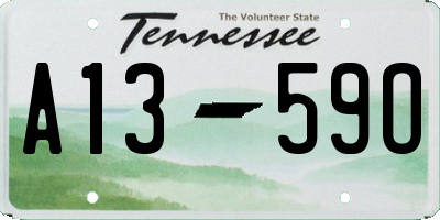 TN license plate A1359O