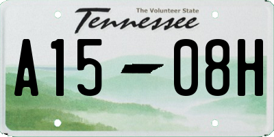 TN license plate A1508H