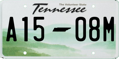 TN license plate A1508M