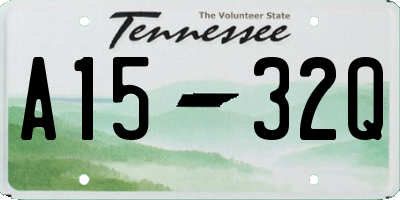 TN license plate A1532Q