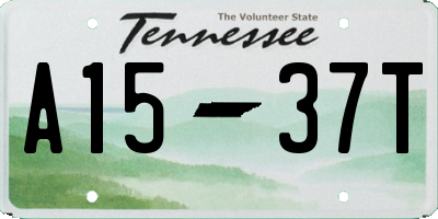 TN license plate A1537T