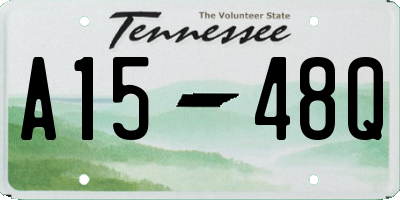 TN license plate A1548Q