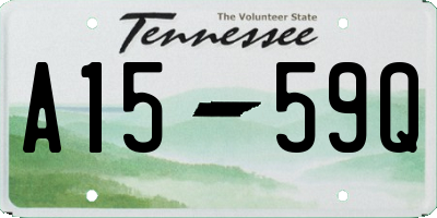 TN license plate A1559Q