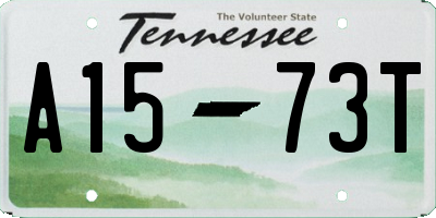 TN license plate A1573T