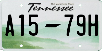 TN license plate A1579H