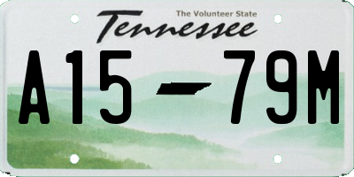 TN license plate A1579M