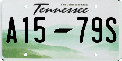 TN license plate A1579S