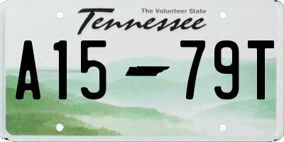 TN license plate A1579T
