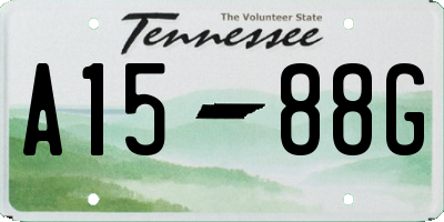 TN license plate A1588G