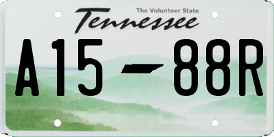 TN license plate A1588R