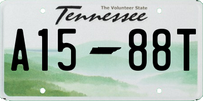 TN license plate A1588T
