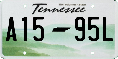 TN license plate A1595L