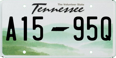 TN license plate A1595Q