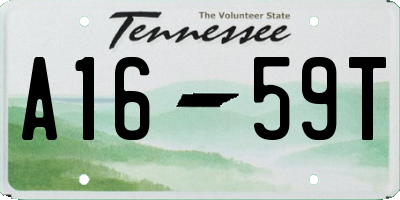 TN license plate A1659T