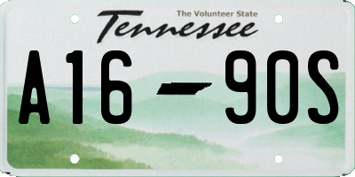 TN license plate A1690S