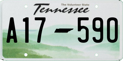 TN license plate A1759O