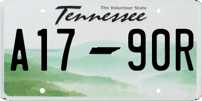 TN license plate A1790R