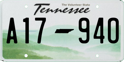 TN license plate A1794O