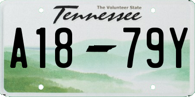 TN license plate A1879Y