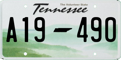 TN license plate A1949O
