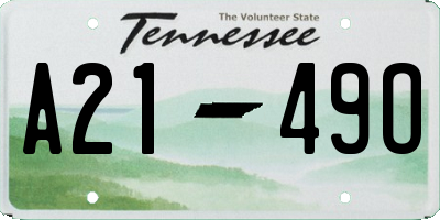 TN license plate A2149O