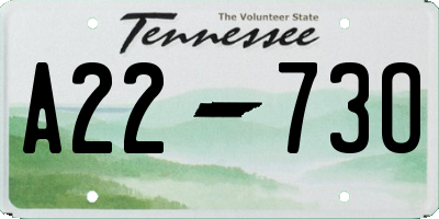 TN license plate A2273O
