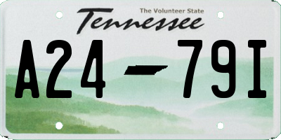 TN license plate A2479I
