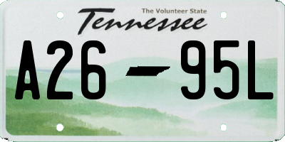 TN license plate A2695L