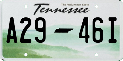 TN license plate A2946I