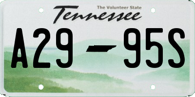 TN license plate A2995S