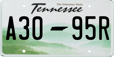TN license plate A3095R