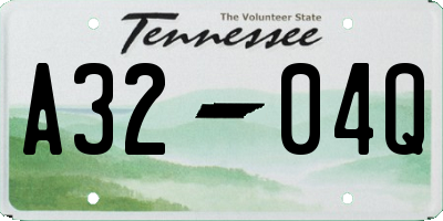 TN license plate A3204Q