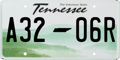 TN license plate A3206R