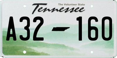 TN license plate A3216O