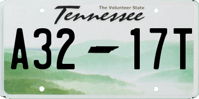 TN license plate A3217T