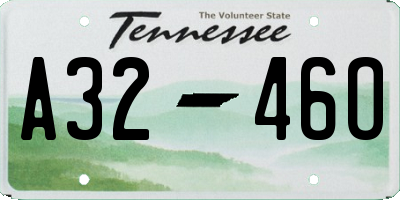 TN license plate A3246O