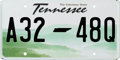 TN license plate A3248Q