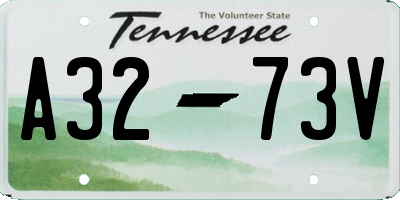 TN license plate A3273V