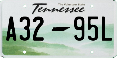 TN license plate A3295L