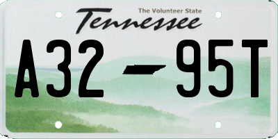 TN license plate A3295T
