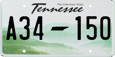 TN license plate A3415O